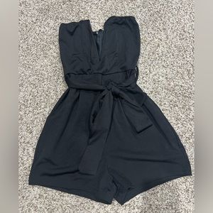 Women short romper, L